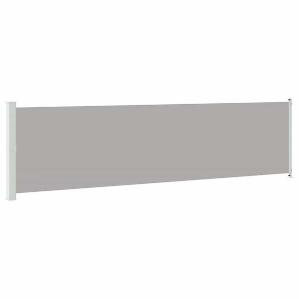vidaXL Seitenmarkise Ausziehbar 600x160 cm Grau