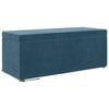 vidaXL Hocker Blau 101 x 41 x 40 cm Samt und Engineering Holz