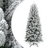 vidaXL K&uuml;nstlicher Weihnachtsbaum Beschneit 240 cm PVC&PE
