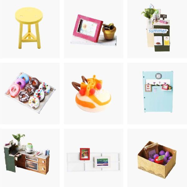 Robotime Miniatur Bausatz Dessert Shop