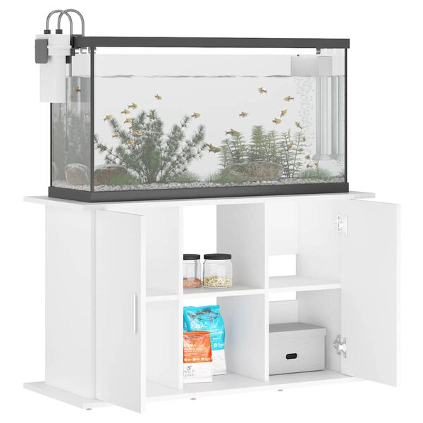 vidaXL Aquariumst&auml;nder Wei&szlig; 101x41x58 cm Holzwerkstoff