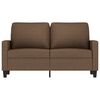 vidaXL 2-Sitzer-Sofa Braun 120 cm Stoff