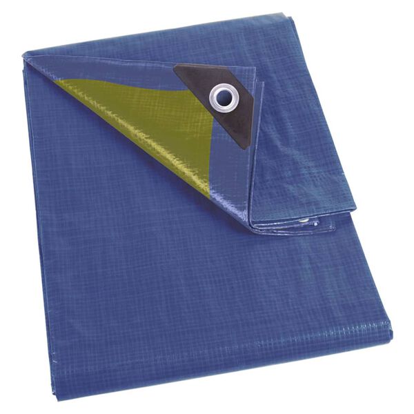 Perel Plane 4x6 m Blau und Khaki