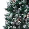 vidaXL K&uuml;nstlicher Weihnachtsbaum mit LEDs Kugeln Zapfen 240 cm