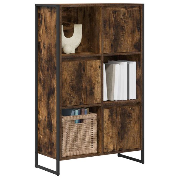 vidaXL B&uuml;cherregal Raucharbe 68 x 30 x 108.5 cm Holzwerkstoff
