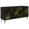 vidaXL TV-Schrank ELBURG 102 x 33 x 51 cm Schwarz Eichen-Optik