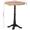 vidaXL Bistrotisch Ø60x76 cm Raues Mangoholz