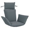 vidaXL Adirondack Kissen PUTTEN 100 % Polyester Blau 60 x 145 x 10 cm