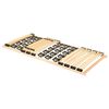 vidaXL Lattenrost mit 38 Latten Verstellbares Kopfteil 100x200 cm