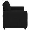 vidaXL 2-Sitzer-Sofa Schwarz 180x77x82 cm Stoff