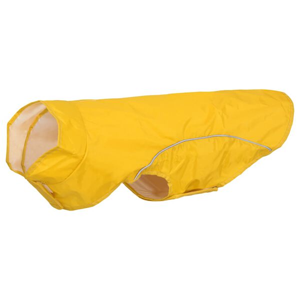vidaXL Hunde Regenmantel mit Reflexstreifen Polyester Gelb L