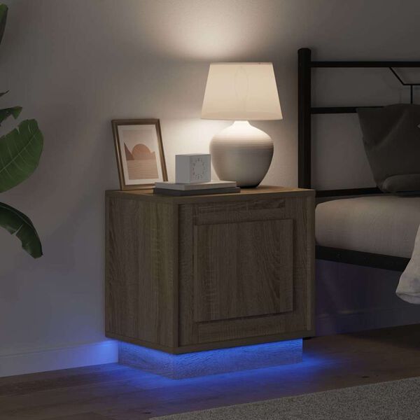 vidaXL Nachttisch Sonoma-Eiche 44 x 34,5 x 45 cm Holzwerkstoff