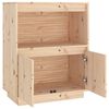 vidaXL Sideboard 60x34x75 cm Massivholz Kiefer