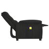 vidaXL Massagesessel Schwarz Mikrofasergewebe