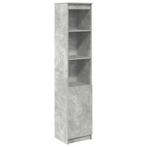 vidaXL Highboard Betongrau 37,5x35x180 cm Holzwerkstoff