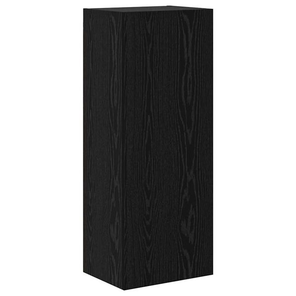 vidaXL TV-Wandschrank Schwarz Eichen-Optik 40,5 x 30 x 102 cm