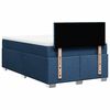 vidaXL Boxspringbett mit Matratze Blau 120x190 cm Stoff