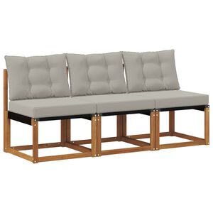 vidaXL 3 St&uuml;ck Outdoor Mittelsofa