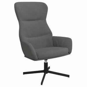 vidaXL Relaxsessel Dunkelgrau Samt