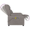 vidaXL Massagesessel Elektrisch Taupe Stoff