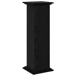 vidaXL Displaysst&auml;nder mit Regal Schwarz Eichen-Optik 31 x 30 x 90 cm