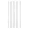 vidaXL Vertikale Jalousien Wei&szlig; Stoff 150x250 cm
