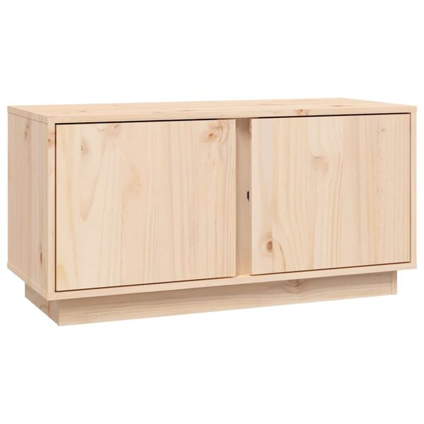 vidaXL TV-Schrank 80x35x40,5 cm Massivholz Kiefer