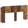 vidaXL Kopfteil Schrank mit Speicher Altholz Holzwerkstoff
