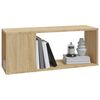 vidaXL TV-Schrank Sonoma-Eiche 80x24x32 cm Holzwerkstoff
