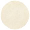 vidaXL Teppich Shaggy Hochflor NAVARRA Creme 160x160 cm Polyester