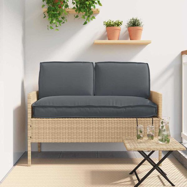 vidaXL Pallet Kissen Set 3 pcs Anthrazit 120 x 50 x 12 cm Oxford Stoff