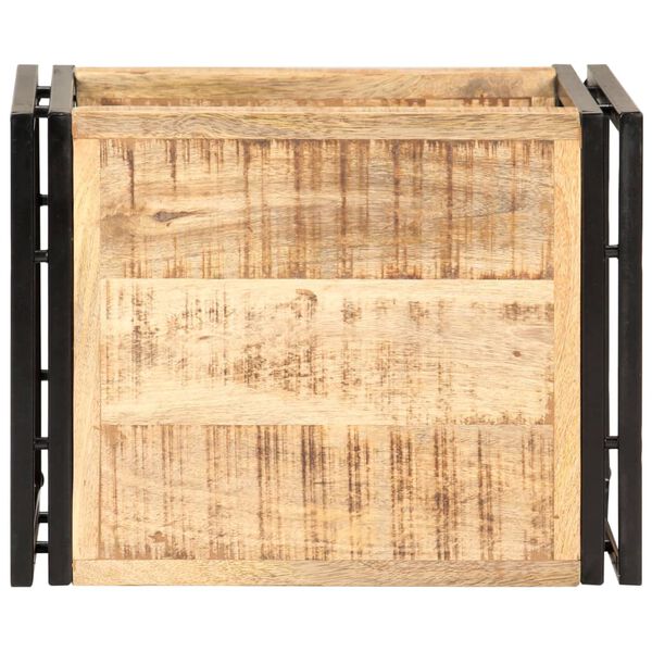 vidaXL Beistelltisch 40x30x40 cm Raues Mangoholz