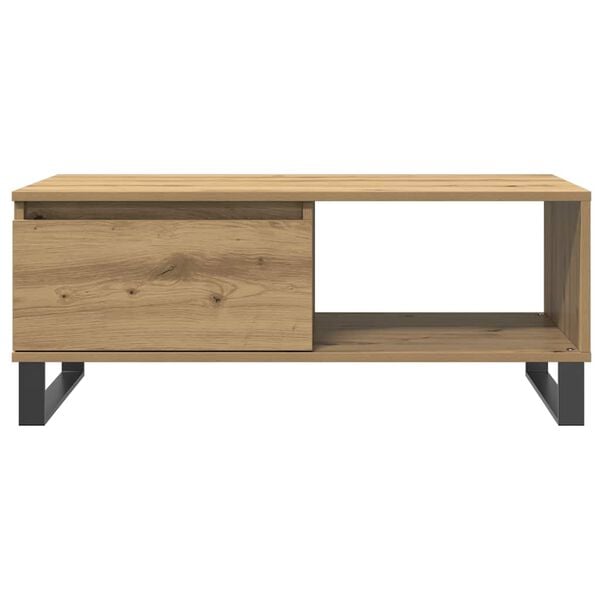 vidaXL Couchtisch Artisan-Eiche 90x50x36,5 cm Holzwerkstoff