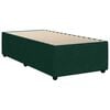 vidaXL Boxspringbett mit Matratze Dunkelgr&uuml;n 90x200 cm Samt