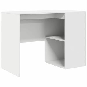 vidaXL Schreibtisch mit Regal Wei&szlig; 102 x 50 x 75 cm Holzwerkstoff