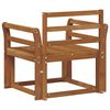 vidaXL Outdoor-Sofa Massivholz Akazie Natur