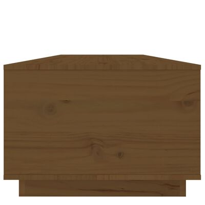 vidaXL Couchtisch Honigbraun 100x50x35 cm Massivholz Kiefer