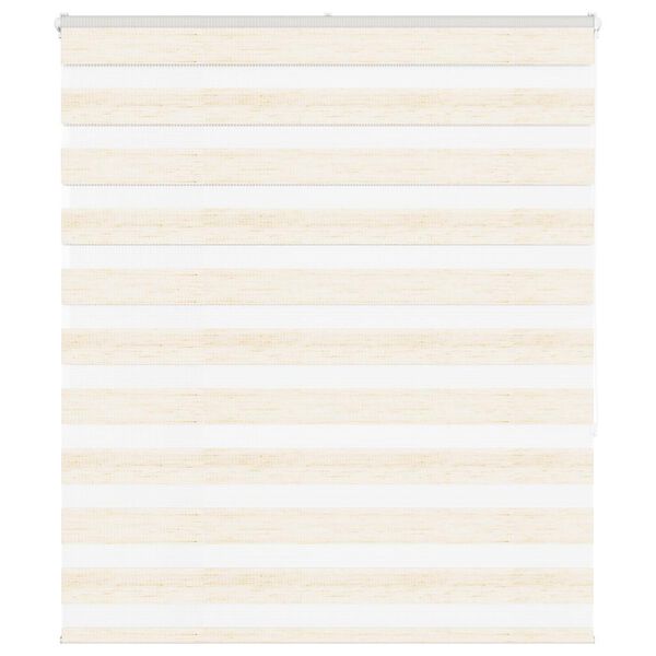 vidaXL Doppelrollo Marmorbeige 120x150cm Stoffbreite 115,9 cm Polyester