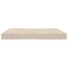 vidaXL Paletten-Bodenkissen Beige 73x40x7 cm Baumwolle