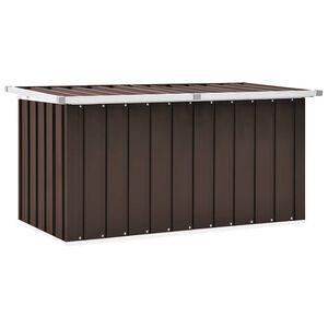 vidaXL Garten-Aufbewahrungsbox Braun 129 x 67 x 65 cm
