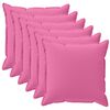 vidaXL Kissen mit Kissen HOUTEN 6 Stk. Rosa Polyester
