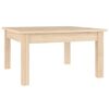 vidaXL Couchtisch 55x55x30 cm Massivholz Kiefer