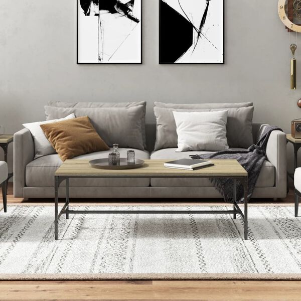 vidaXL Couchtisch Sonoma-Eiche 100x50x35 cm Holzwerkstoff