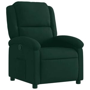vidaXL Relaxsessel Dunkelgr&uuml;n Samt