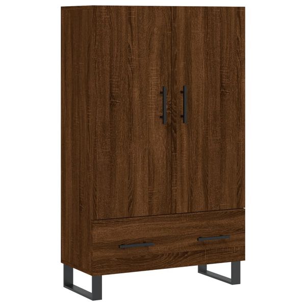 vidaXL Highboard Braun Eichen-Optik 69,5x31x115 cm Holzwerkstoff