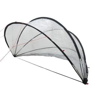 vidaXL Pool-Dome 405 x 405 x 192 cm PVC Transparent