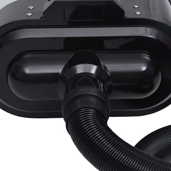 vidaXL Haustiertrockner Doppelmotor Schwarz