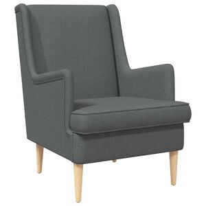 vidaXL Sessel Dunkelgrau Stoff
