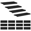 vidaXL Treppenstufen 16 stk. 70 x 25 x 2 cm Schwarz Massivholz Buche