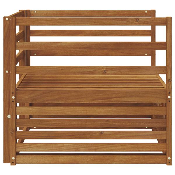 vidaXL 2 St&uuml;ck Sofa mit Armlehnen Natur